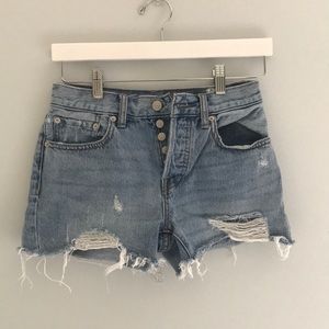 Free People Jean Shorts